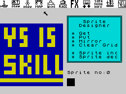 Screen from 2D Game Maker