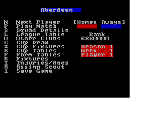 Screen from 2 Player Soccer Squad