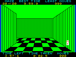 Screen from 3-D Maze