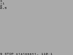 Screen from 30 Hour Basic - Spectrum Edition