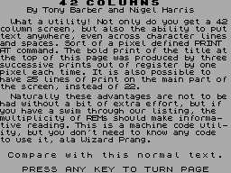 Screen from 42 Columns