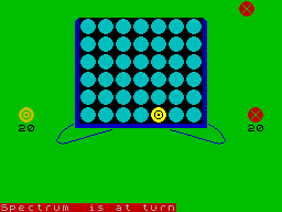 Screen from 4 on a Row