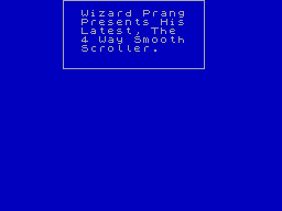 Screen from 4 Way Smooth Scroller
