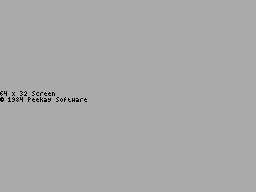 Screen from 64x32 Screen