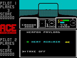 Screen from ACE 2: The Ultimate Head to Head Conflict