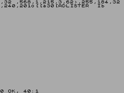 Screen from AD lister
