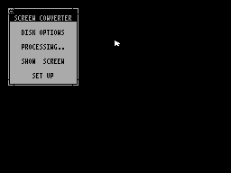 Screen from ASCII Convertor