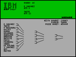 Screen from ATP Tour Simulator