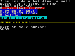 Screen from Adventure