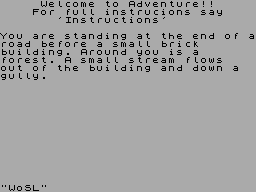 Screen from Adventure 1