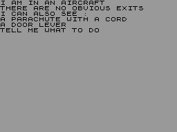 Screen from Adventure D: Espionage Island