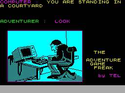 Screen from The Adventure Game Freak