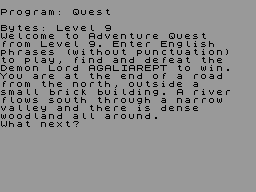 Screen from Adventure Quest