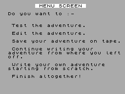 Screen from Adventurer!