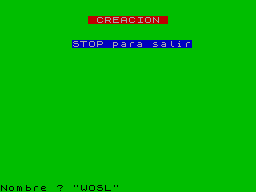 Screen from La Agenda Electronica