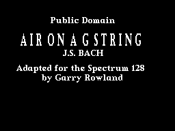 Screen from Air on a G String