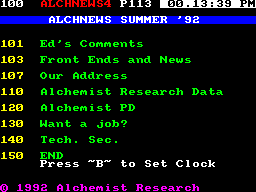 Screen from AlchNews 04