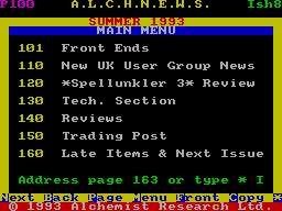 Screen from AlchNews 08