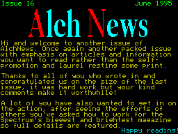 Screen from AlchNews 16