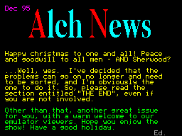 Screen from AlchNews 18