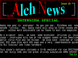 Screen from AlchNews 26