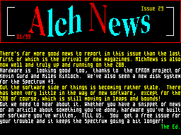 Screen from AlchNews 29
