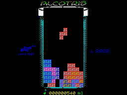 Screen from AlcoTris
