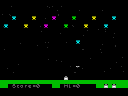 Screen from Alien Attack
