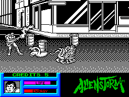 Screen from Alien Storm