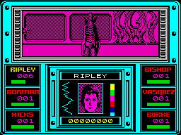Screen from Aliens