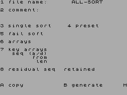 Screen from All-Sort S1