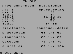 Screen from Alles Wat U Moet Weten over de ZX Spectrum