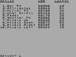 Screen from Alternative CLS