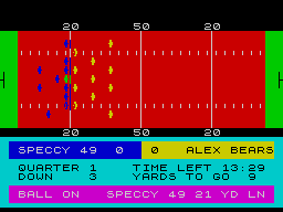 Screen from American Football