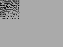 Screen from Anagrams