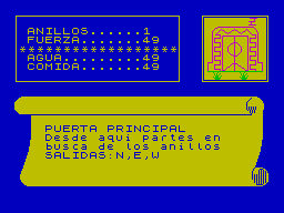 Screen from Anillos del Poder