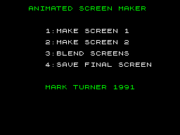 Screen from Animated Screen Maker