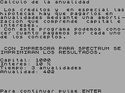 Screen from Anualidad