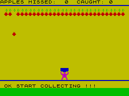 Screen from Apple Catcher