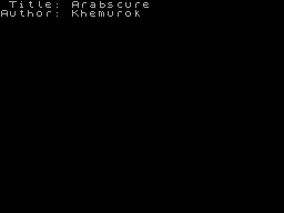 Screen from Arabscure