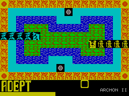 Screen from Archon II: Adept