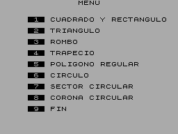 Screen from Areas de Figuras Planas