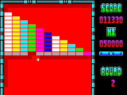 Screen from Arkanoid