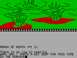 Screen from Arrow of Death Part 2