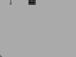 Screen from Assembler