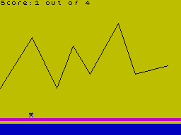 Screen from Astro-Scramble