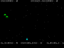 Screen from Astro Battle