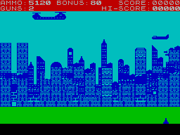 Screen from Attack on New York