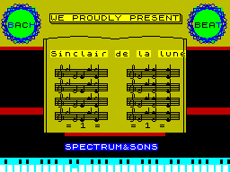 Screen from Au Sinclair de la Lune