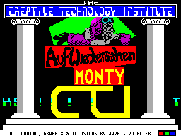 Screen from Auf Wiedersehen Monty